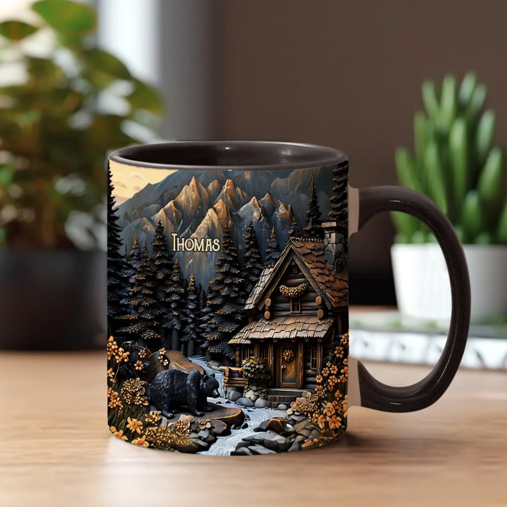 Mug personnalisé Ours Noir - Thème Chasse