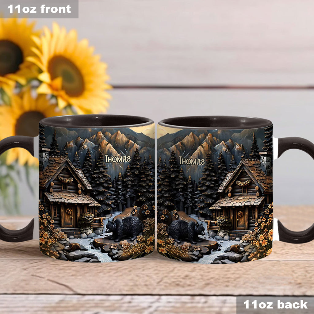 Mug personnalisé Ours Noir - Thème Chasse
