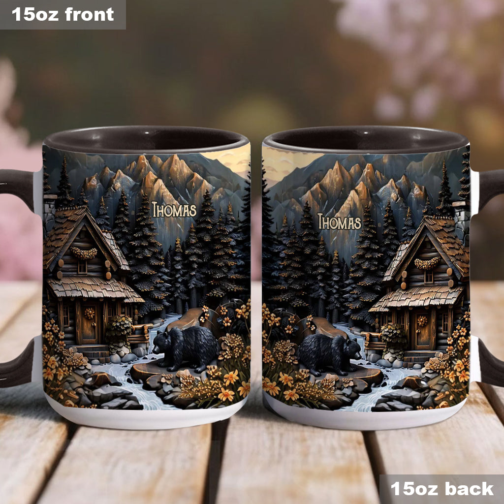 Mug personnalisé Ours Noir - Thème Chasse