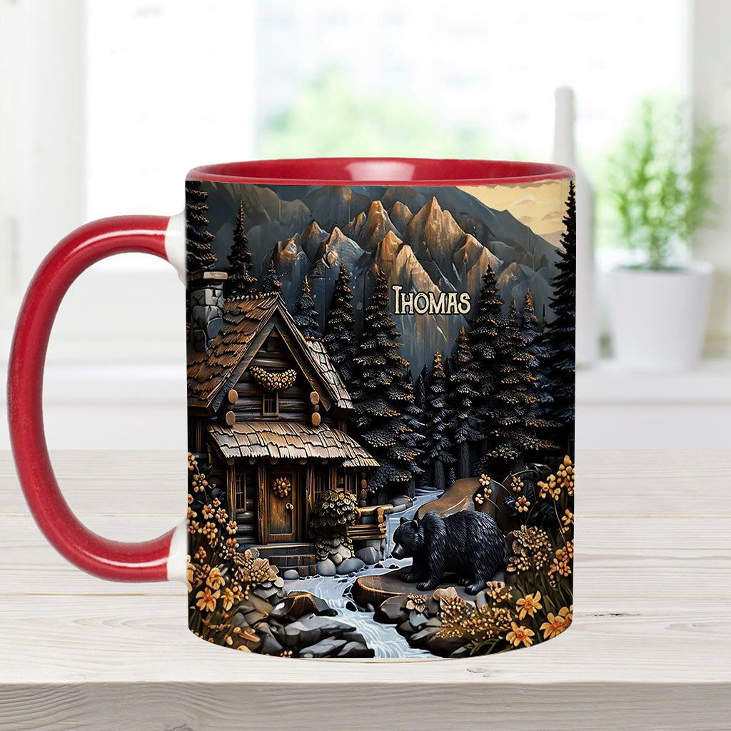 Mug personnalisé Ours Noir - Thème Chasse