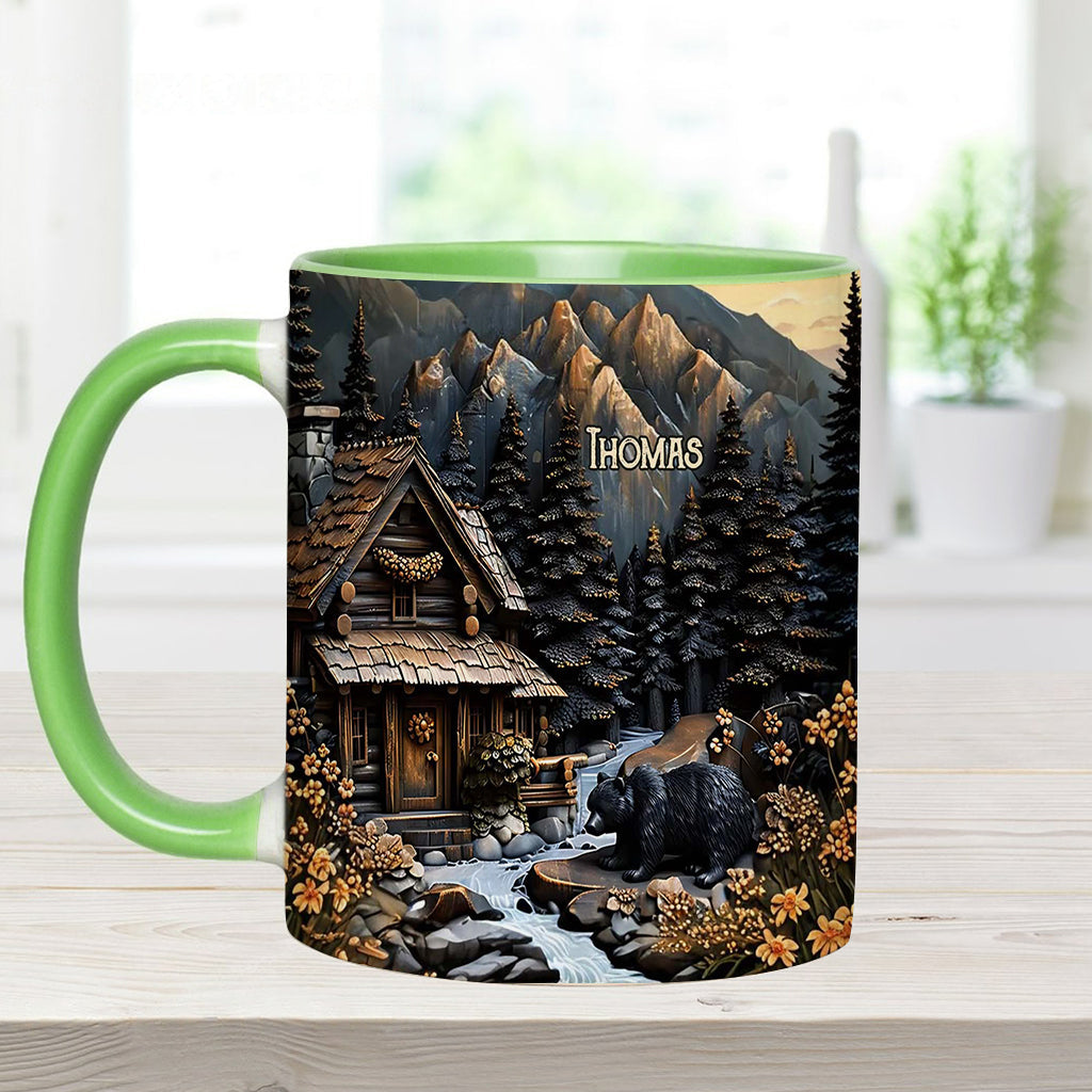 Mug personnalisé Ours Noir - Thème Chasse