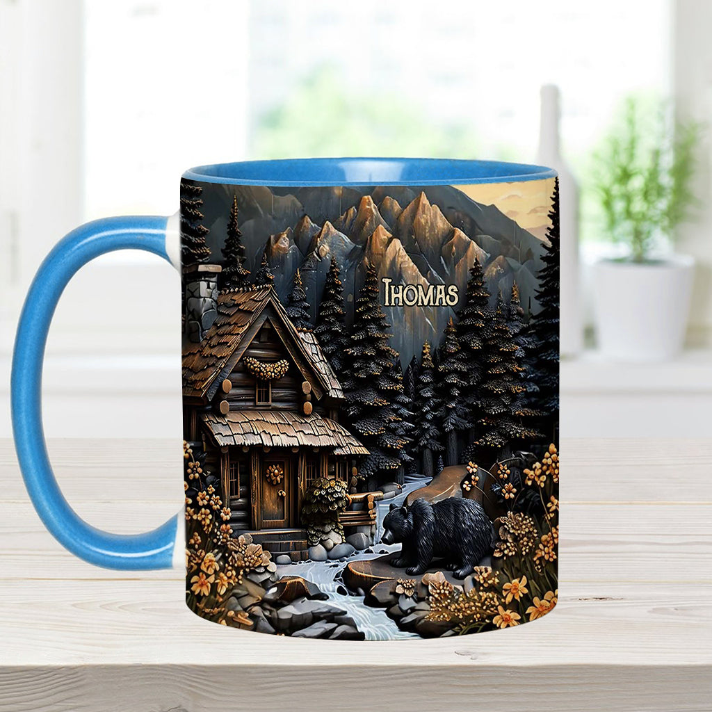 Mug personnalisé Ours Noir - Thème Chasse