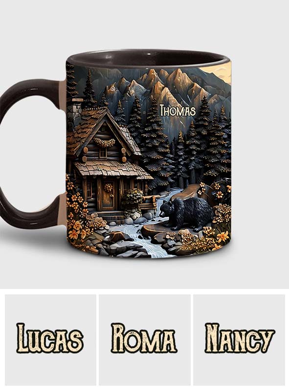 Mug personnalisé Ours Noir - Thème Chasse