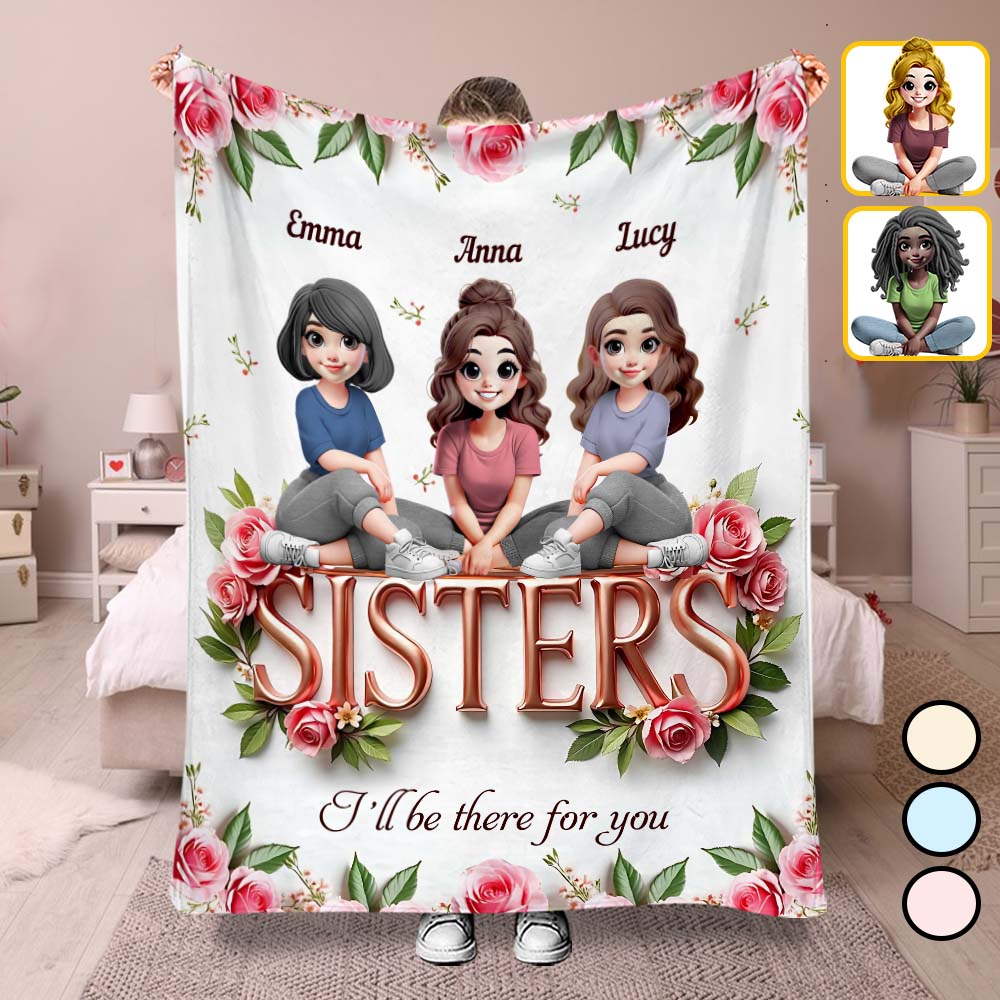 Sisters - Personalized Bestie Blanket