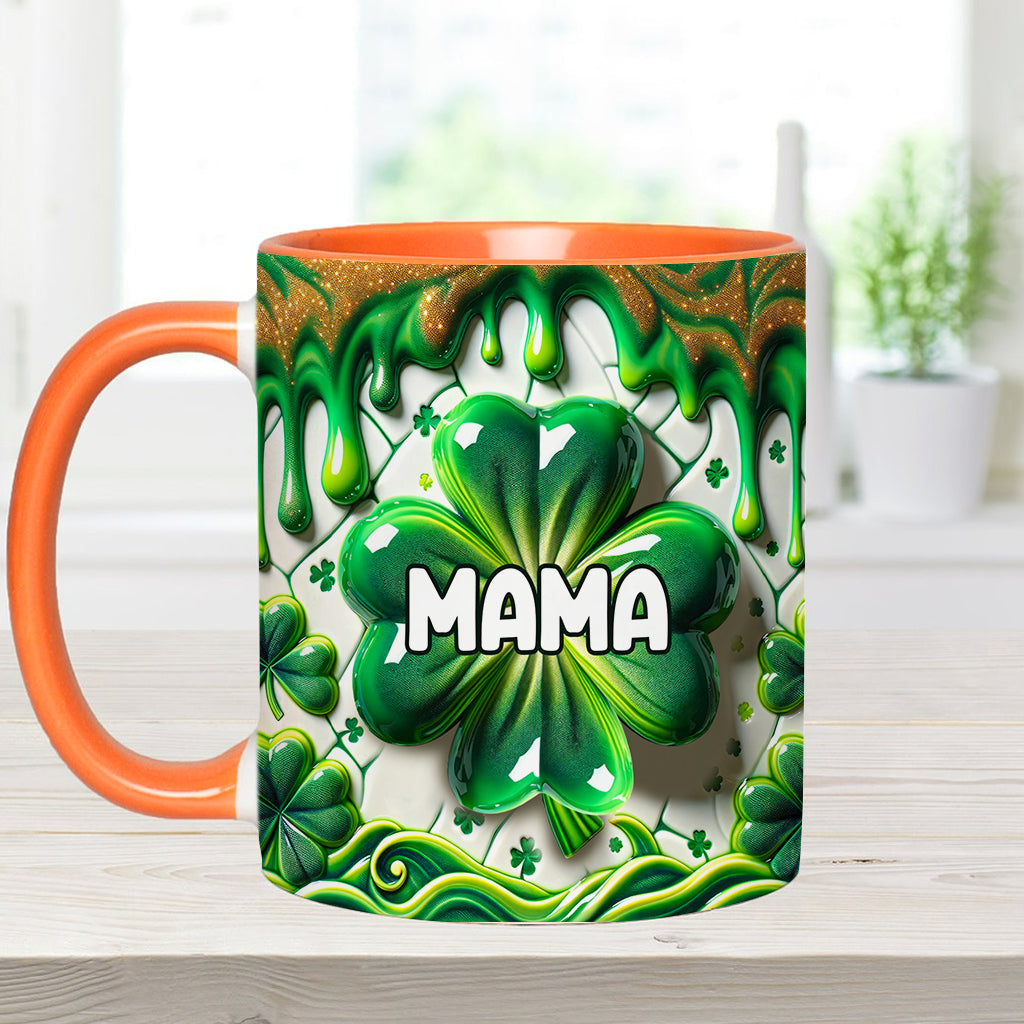 Mama's Lucky Charms - Personalized Mother Accent Mug