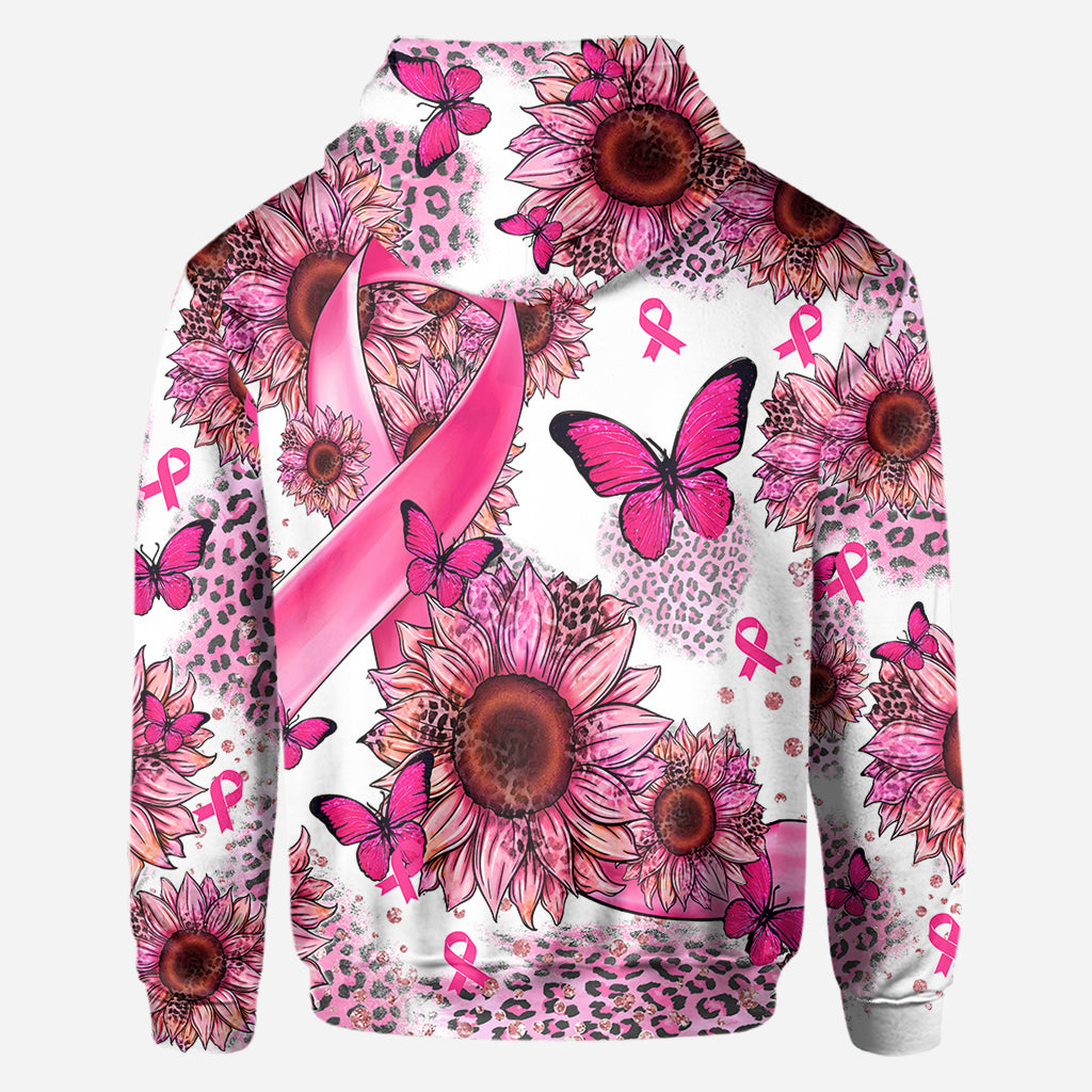 Guerrière du cancer du sein - T-shirt personnalisé de sensibilisation au cancer du sein