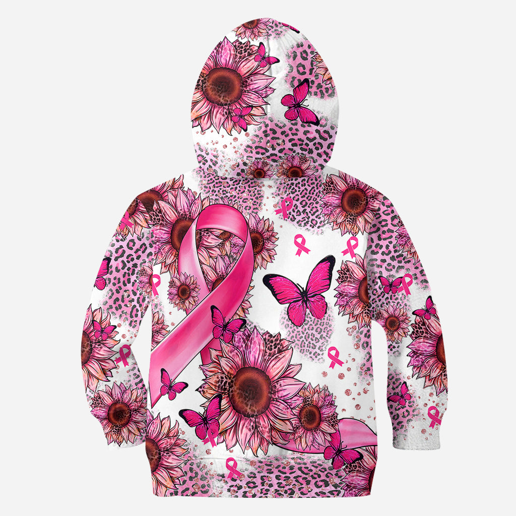 Guerrière du cancer du sein - T-shirt personnalisé de sensibilisation au cancer du sein