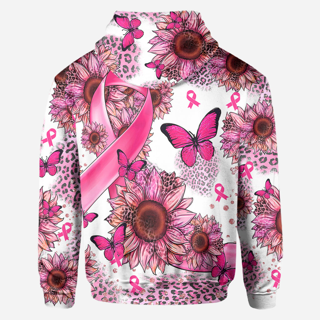 Guerrière du cancer du sein - T-shirt personnalisé de sensibilisation au cancer du sein