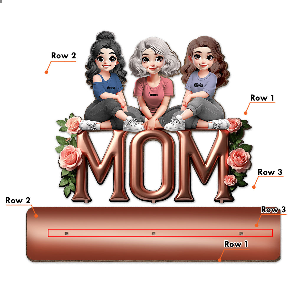Best Mom Ever - Personalized Mother 1 Layered Big Freestanding