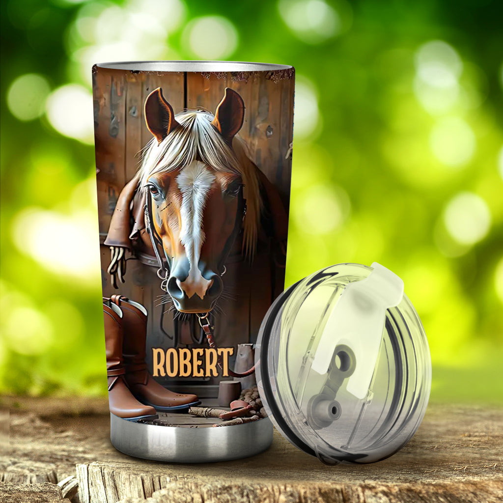 Love Horse - Personalized Horse Tumbler