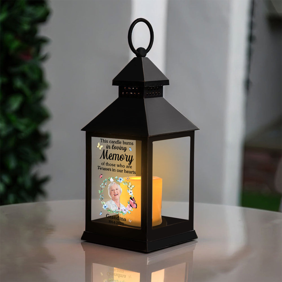 In Loving Memory - Personalized Memorial Candle Lantern