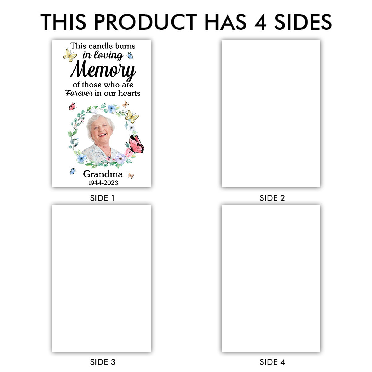 In Loving Memory - Personalized Memorial Candle Lantern