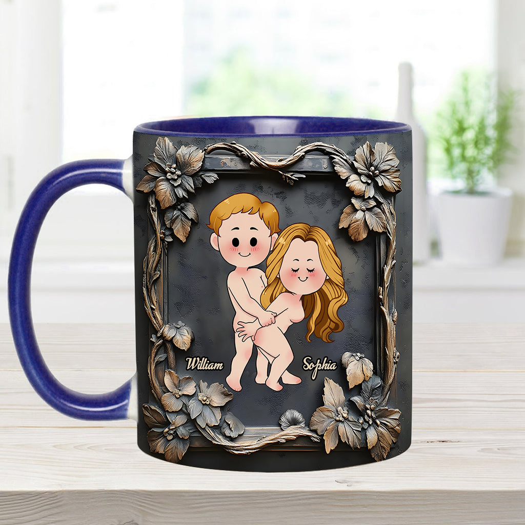 You're Still Hotter Than This Coffee - Personalized Couple Accent Mug