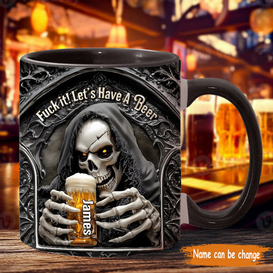 Prenons une bière ! - Mug à bière personnalisé