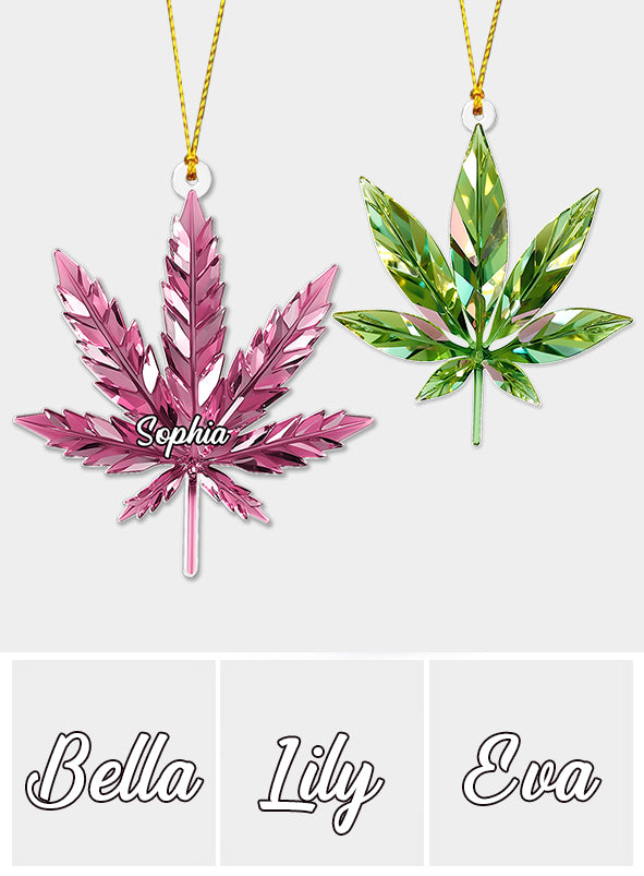 Stunning Leaf - Personalized Weed Ornament