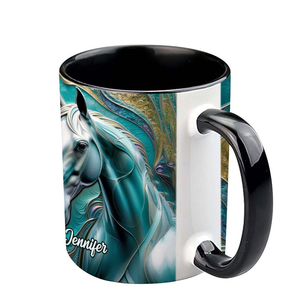 Beautiful Horse - Personalized Horse Accent Mug