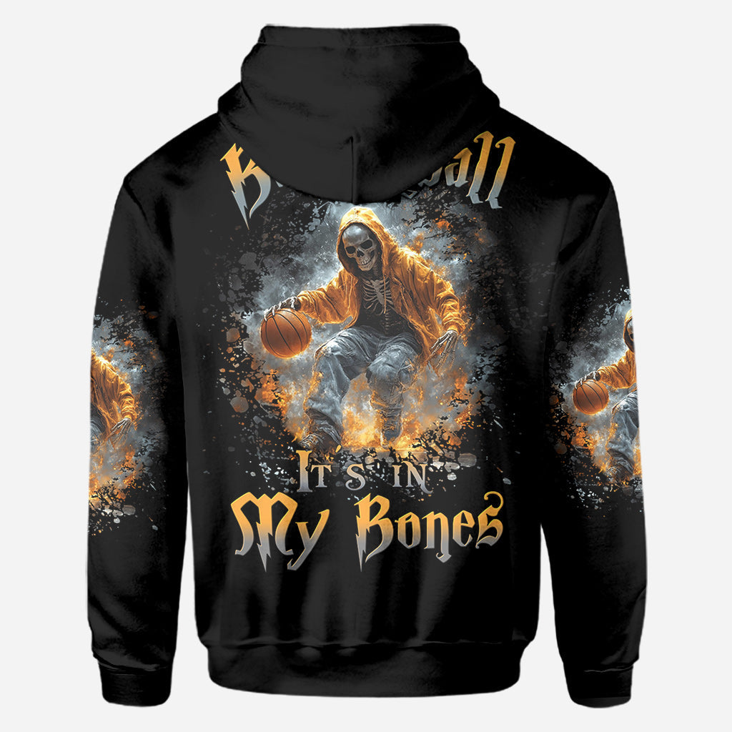 Le basket, c'est dans mon sang - T-shirt personnalisé intégral au basket