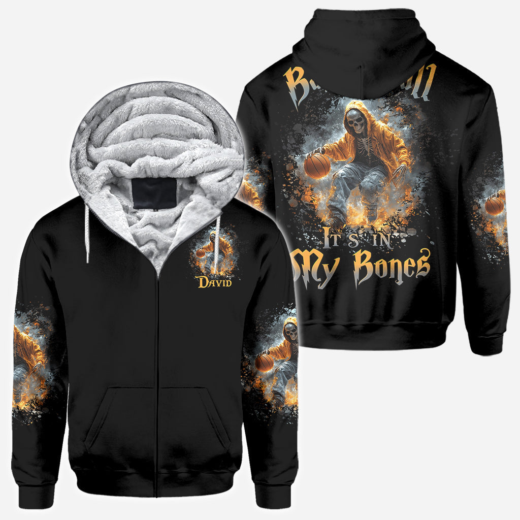 Le basket, c'est dans mon sang - T-shirt personnalisé intégral au basket