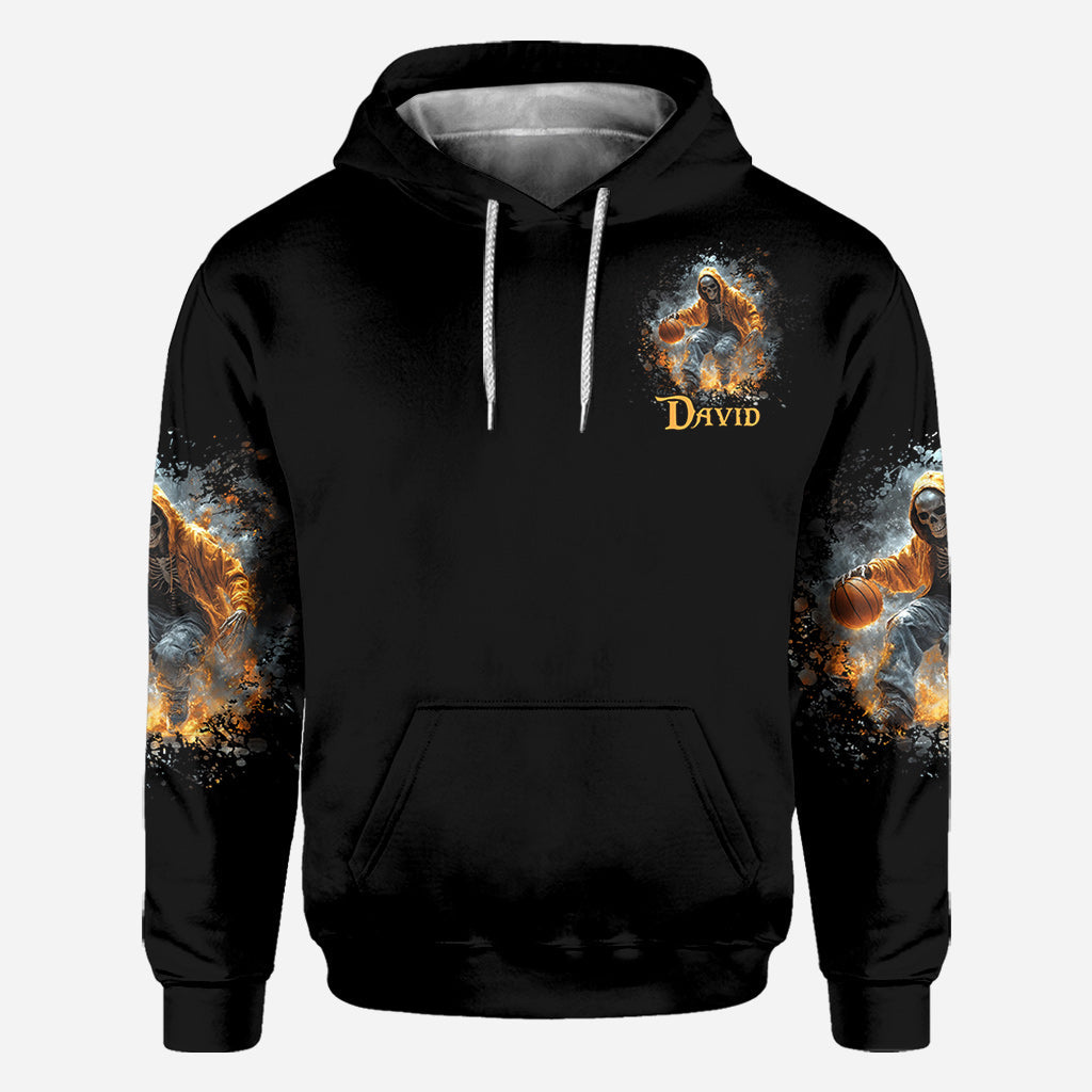 Le basket, c'est dans mon sang - T-shirt personnalisé intégral au basket