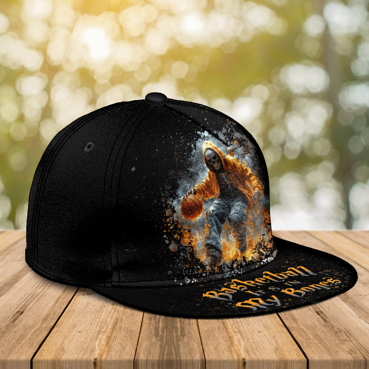 Basketball Is In My Bones - Personalized Basketball Snapback