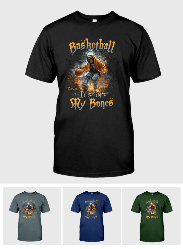 Le basket-ball coule dans mes veines - T-shirt et sweat à capuche de basket-ball personnalisés