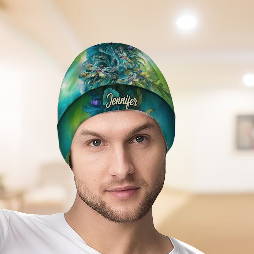 Stunning Dragonfly - Personalized Dragonfly Beanie Hat