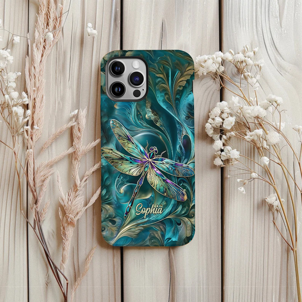 Magnifique libellule - Coque de téléphone personnalisée avec motif libellule intégral