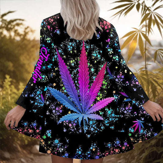 Gilet personnalisé Stoner Chick - Weed