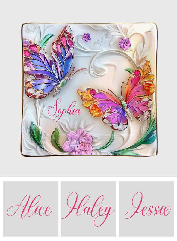 Magnifique papillon - Porte-bijoux papillon personnalisé entièrement imprimé