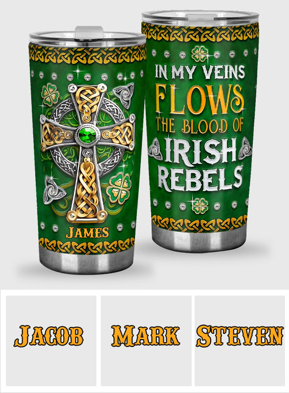 In My Veins - Personalized Saint Patrick's Day Tumbler