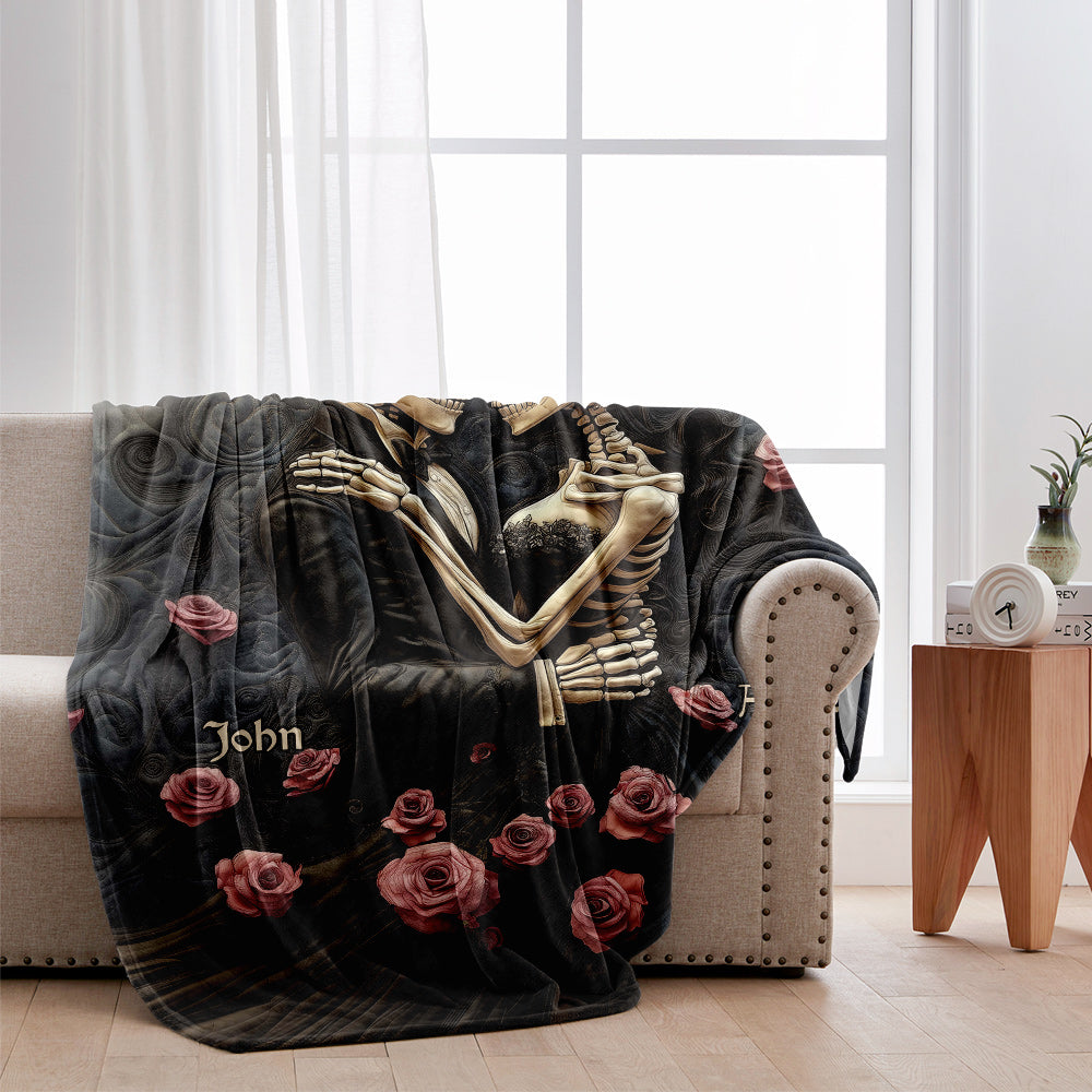 Jusqu'à ce que la mort nous sépare - Couverture personnalisée à tête de mort