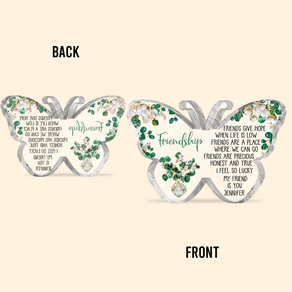 Mon amie, c'est toi - Plaque acrylique personnalisée pour ma meilleure amie