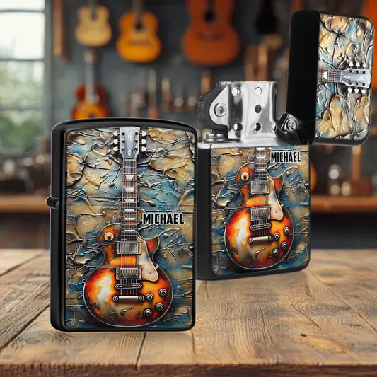 La lumière de ma vie - Briquet guitare personnalisé
