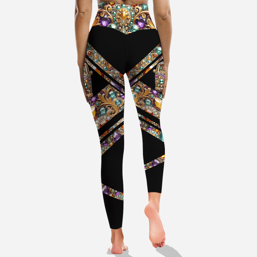 Soyez hippie - Sweat à capuche et legging hippie personnalisés