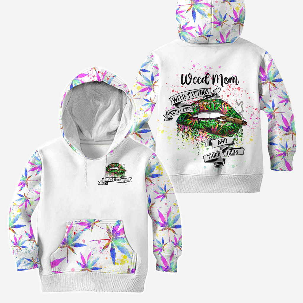 Maman hyperactive - Sweat à capuche et legging personnalisés pour maman