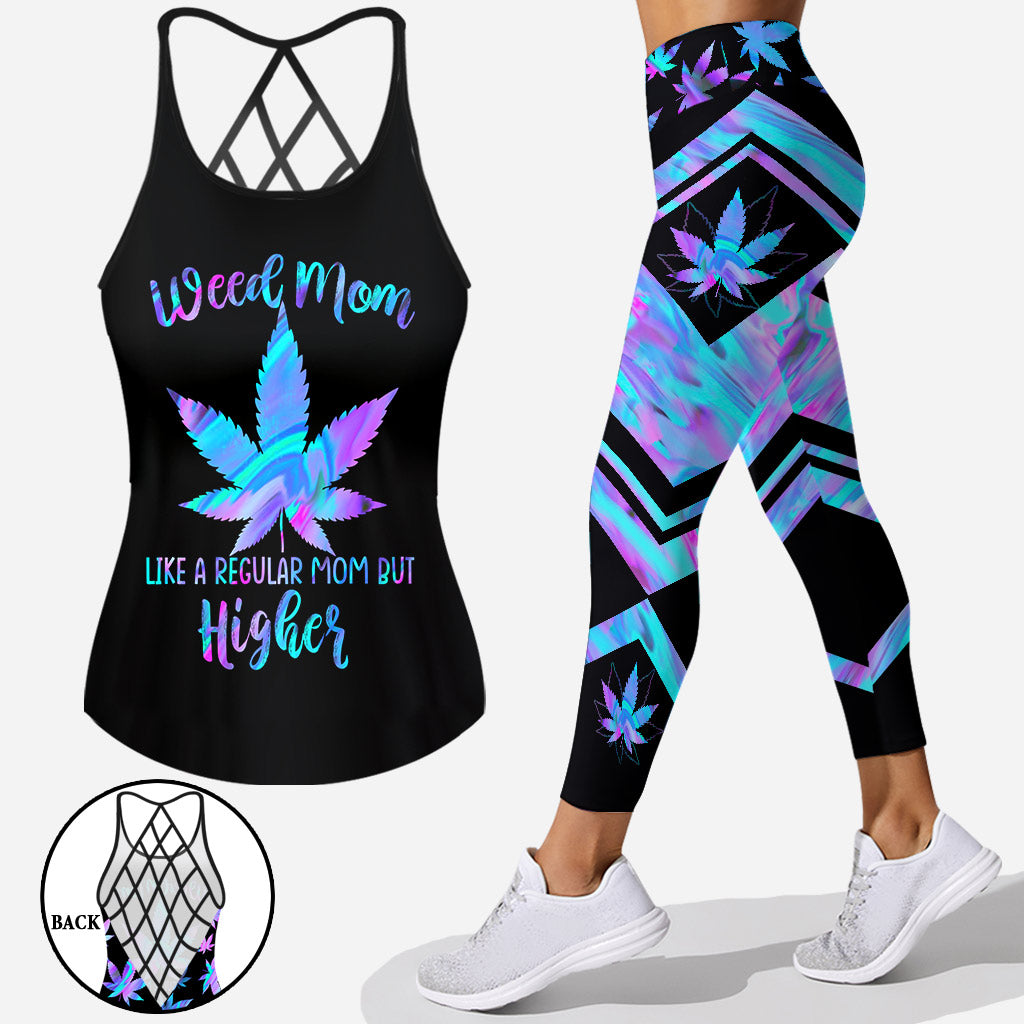 Highly Productive Mom - Cross Tank Top and Leggings