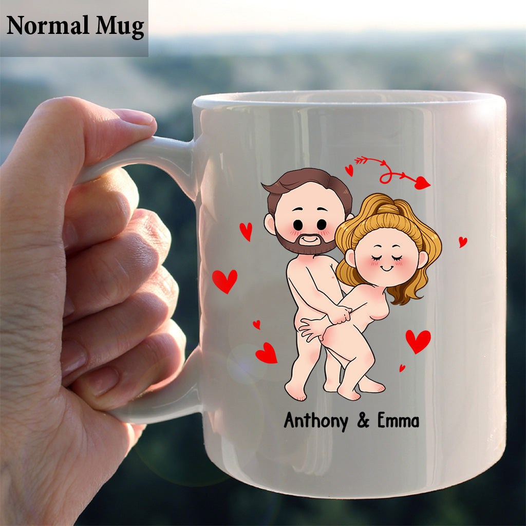 Je veux juste que tu sois heureux - Cadeau pour couple (mari, femme, petit ami, petite amie) - Mug personnalisé