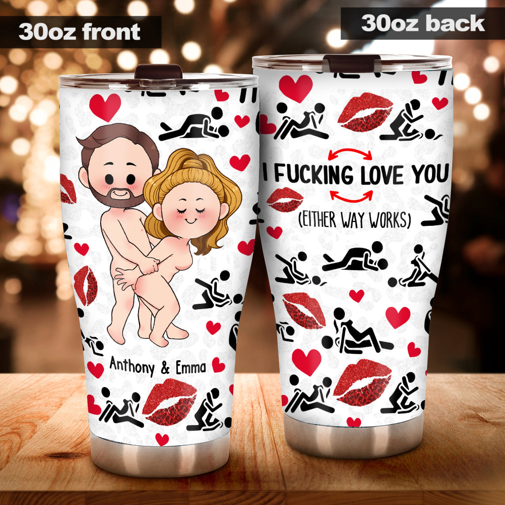 Je t'aime - Ornement personnalisé pour couple