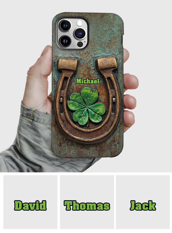 Vintage Irish Harp - Personalized Horse Full Print Phone Case