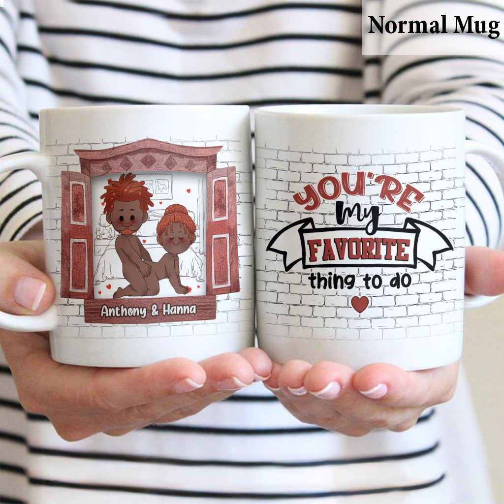 Tu es mon/ma préféré(e) - Mug personnalisé pour couple