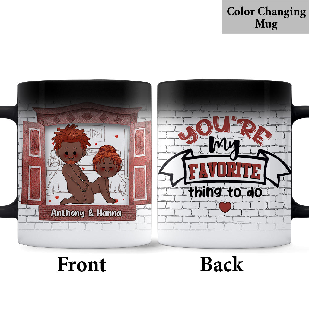 Tu es mon/ma préféré(e) - Mug personnalisé pour couple