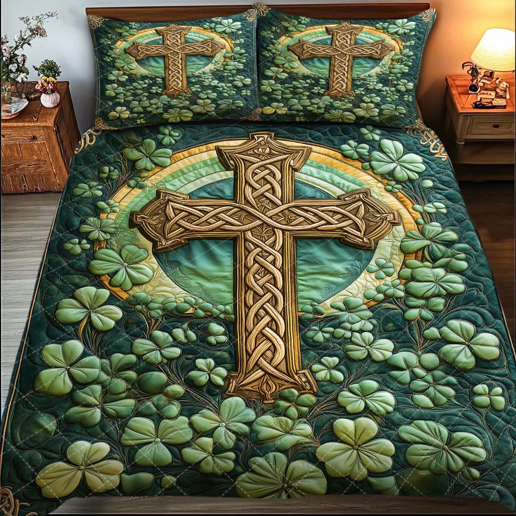 Irish Cross - Saint Patrick's Day Quilt Set