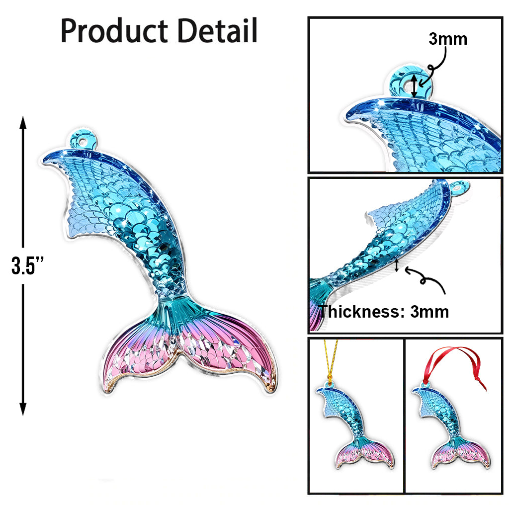 Stunning Tail - Personalized Mermaid Ornament