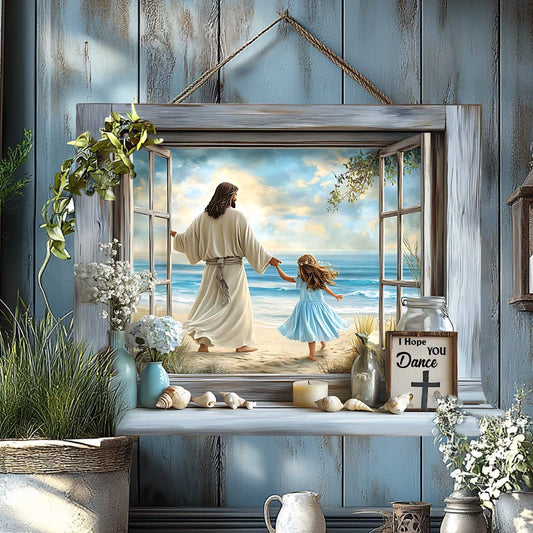 I Hope You Dance - Christian Custom Shaped Wood Sign