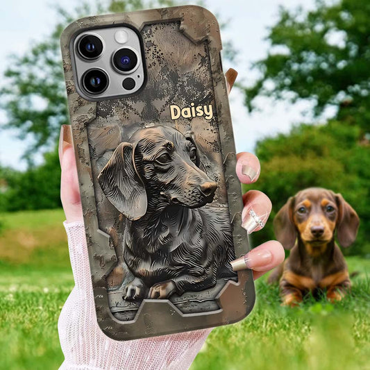Life Is Better With My Dachshund - Personalized Dog Full Print Phone Case