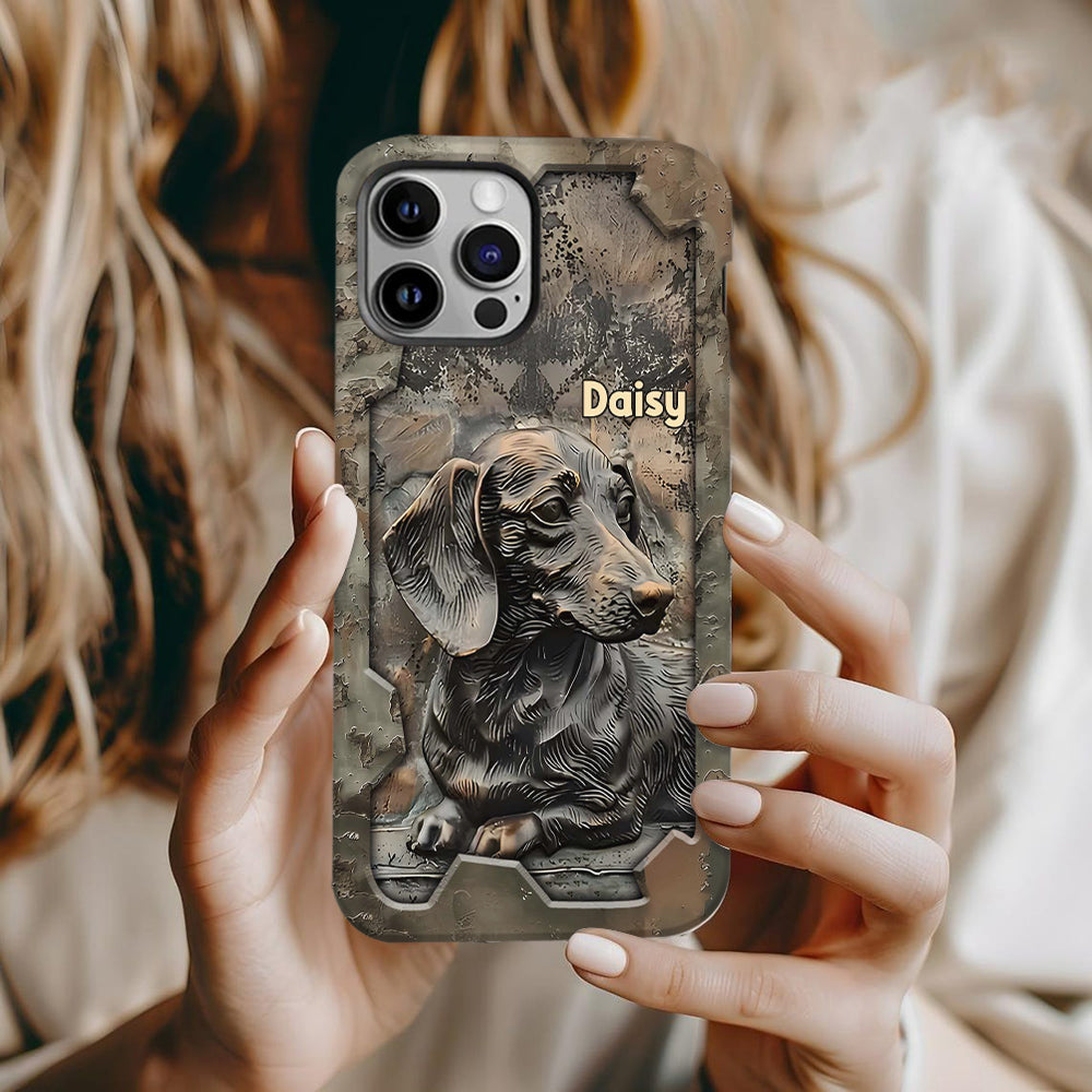 Life Is Better With My Dachshund - Personalized Dog Full Print Phone Case