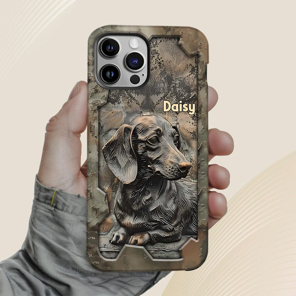 Life Is Better With My Dachshund - Personalized Dog Full Print Phone Case