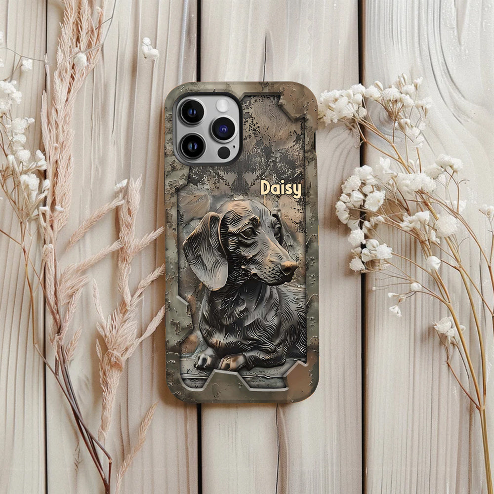 Life Is Better With My Dachshund - Personalized Dog Full Print Phone Case