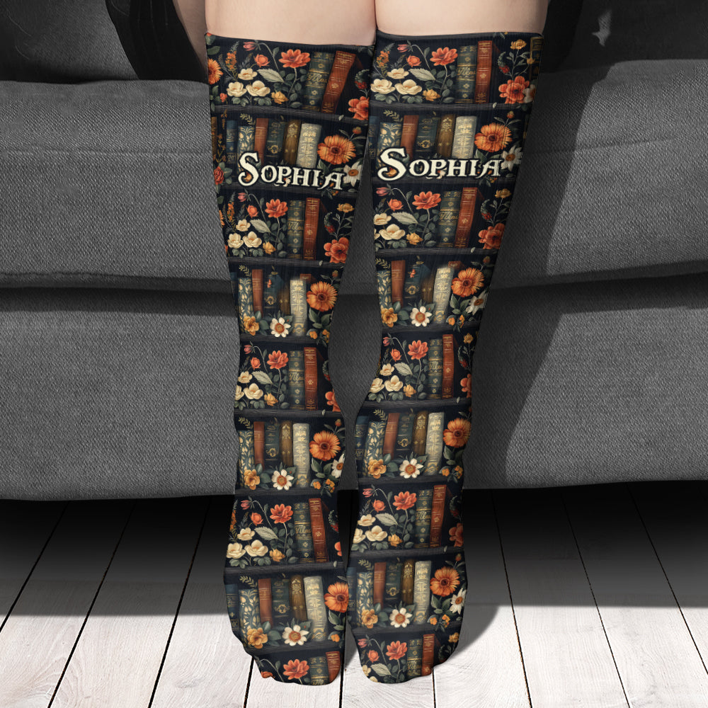 Yes I Do Need All These Books - Personalized Book Socks