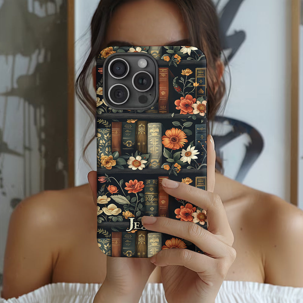Oui, j'ai besoin de tous ces livres - Coque de téléphone personnalisée avec livre imprimé intégralement